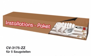 Einbau Set für 5 Saugdosen